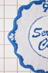 Serving… Round Scalloped Tufted Bath Mat