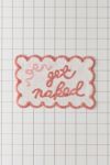Get Naked Scalloped Bath Mat