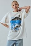 Positano Amalfi Coast Graphic T-Shirt Dress