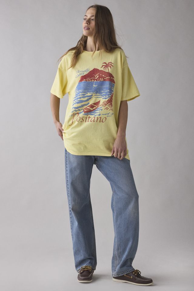 Positano Amalfi Coast Graphic T-Shirt Dress #3