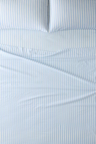 Urban Outfitters Striped Core Sheet Set In Blue At  In Blue