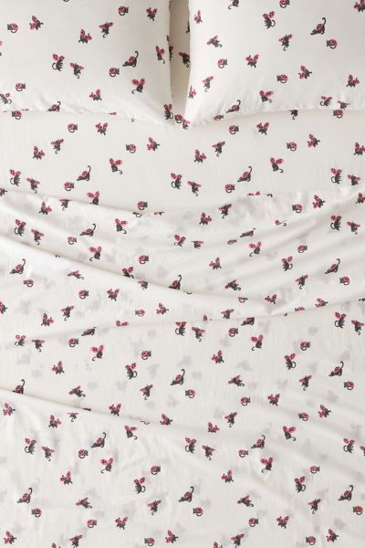 Ladybug Cat Patterned Core Sheet Set