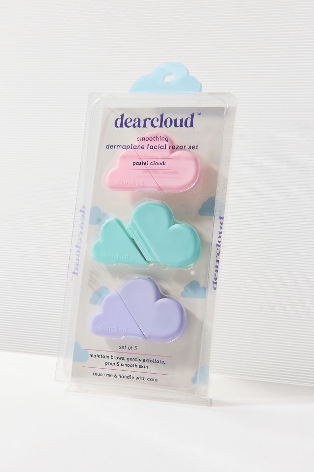 dearcloud Smoothing Dermaplane Cloud Shape Facial Razor 3-Pack #1