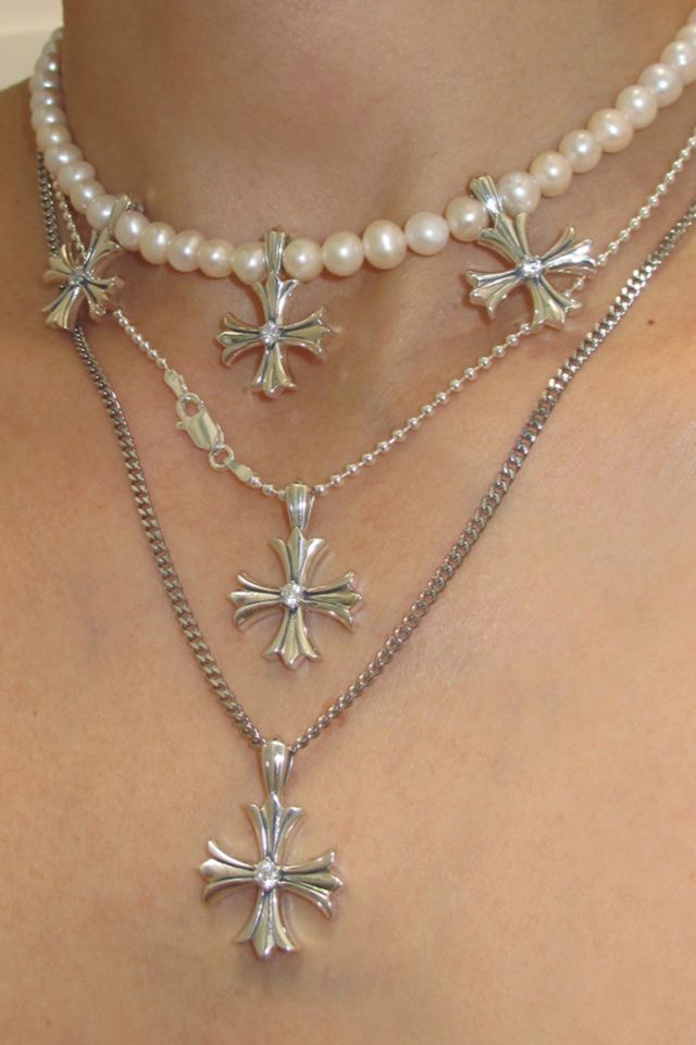 RIMOR Argent Cross 95 Sterling Silver Necklace #2
