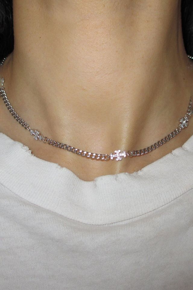 RIMOR Multi Mini Adamas Cross Choker Necklace #2