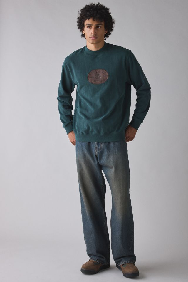 Timberland Leather Badge Logo Crew Neck Sweatshirt #2