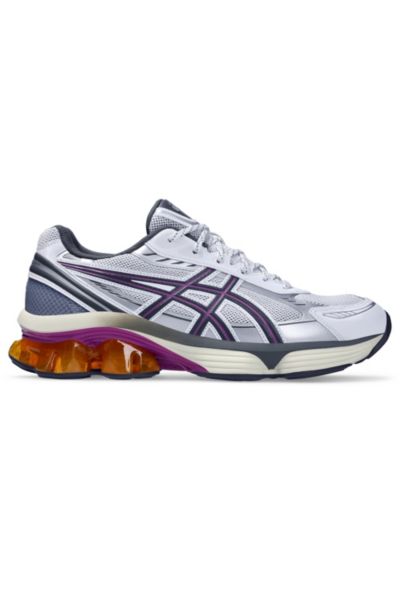 Asics Gel-kinetic Fluent Sportstyle Sneakers In White/truffle Grey At Urban Outfitters In White/truffle Grey