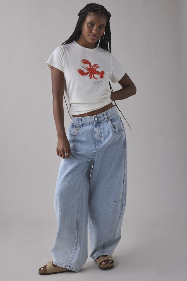Lobster Applique Graphic Slim Tee