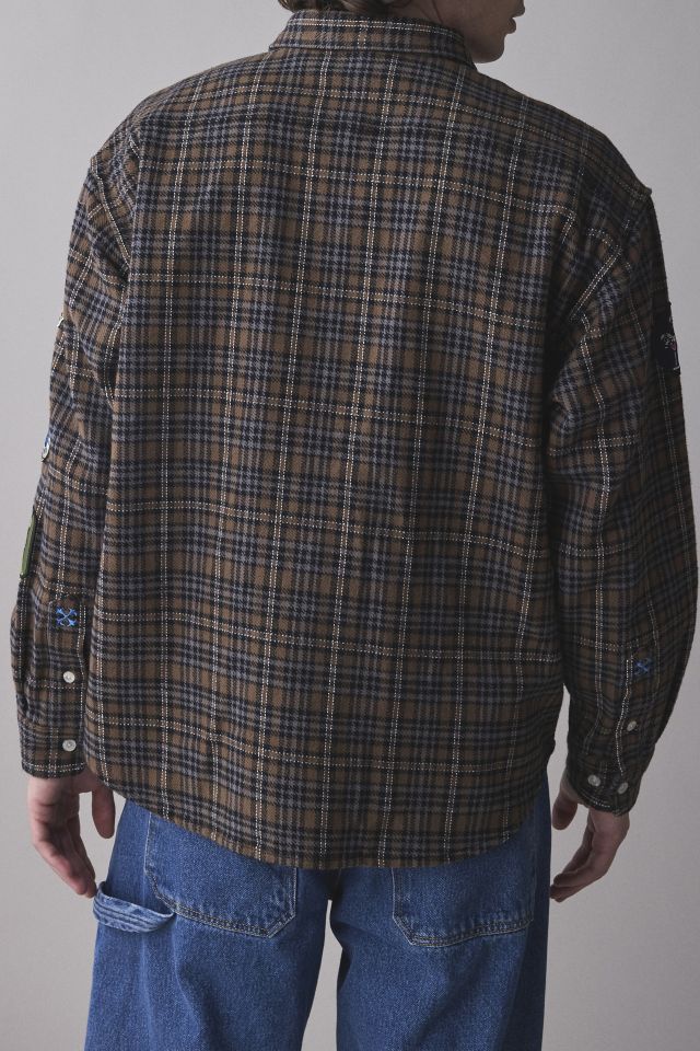 XLARGE Patched Flannel Long Sleeve Shirt #3