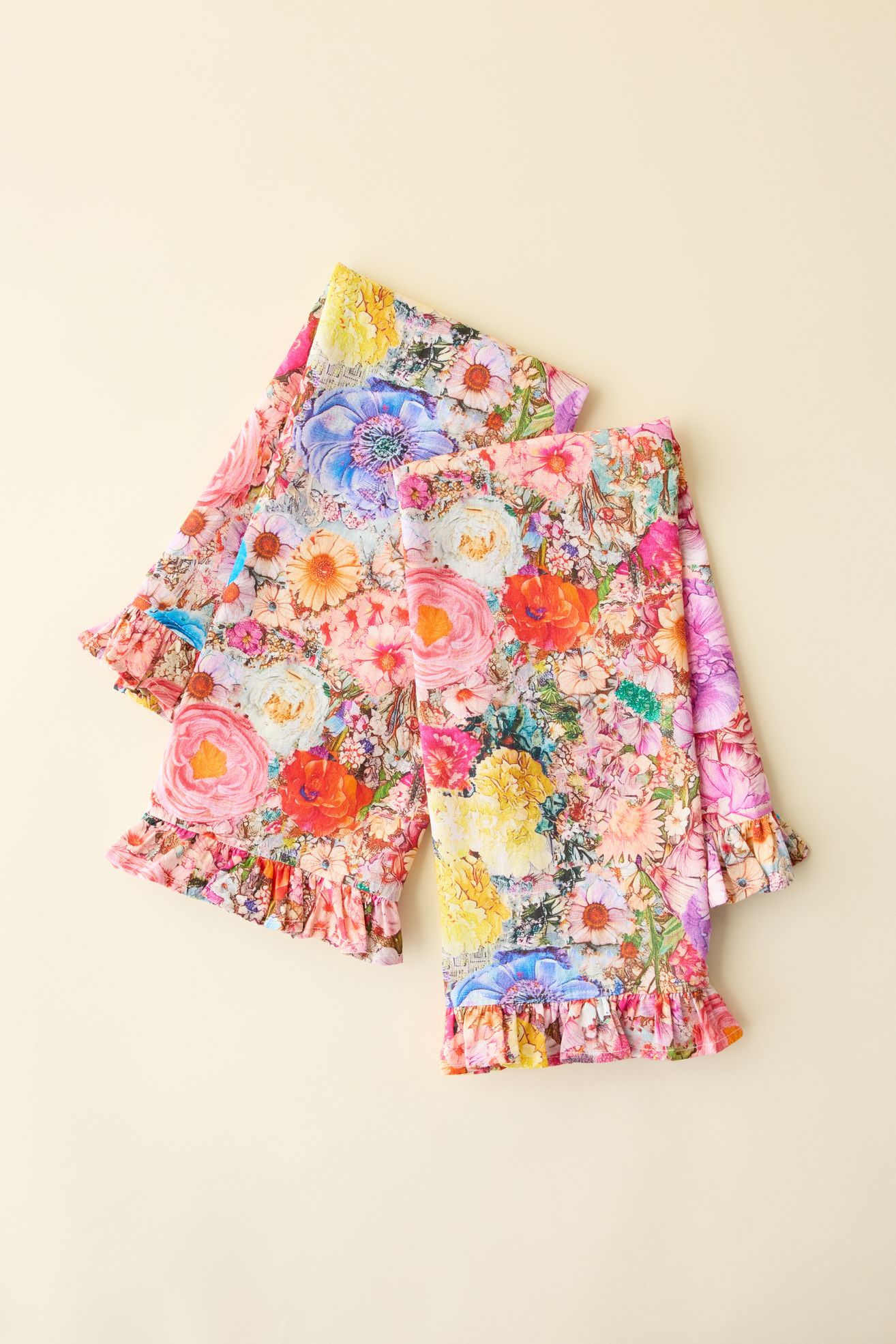 Mia Icon Tea Towel - Floral, Regular, ONE SIZE