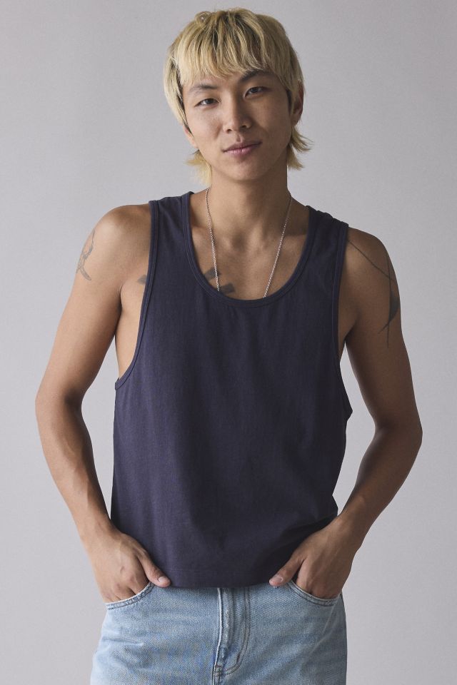 BDG Axel Boxy Cotton Tank Top