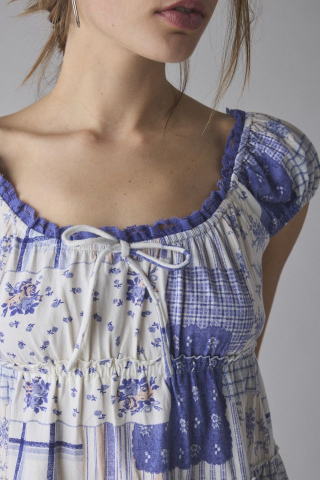 Kimchi Blue Calla Lily Lace-Trim Babydoll Tunic Top #3