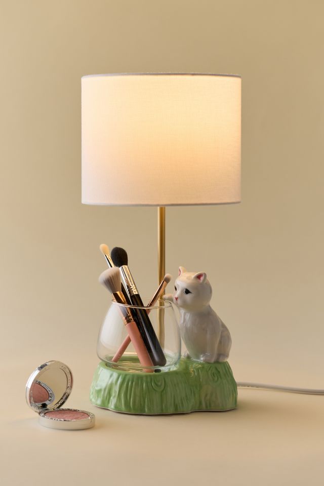 Cat Grass Storage Table Lamp #1