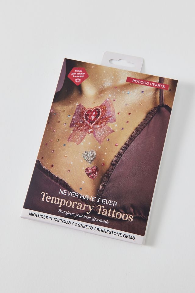 Ensemble de Tatouages Temporaires Never Have I Ever #2