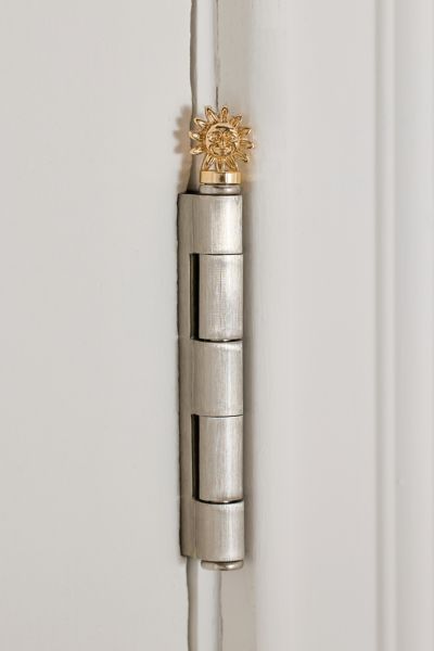 Urban Outfitters Charmed Door Head Hinge Magnet In Sun At  In Metallic