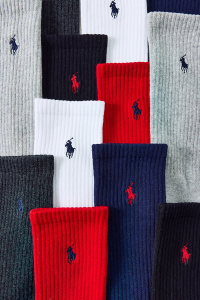 Polo Ralph Lauren Performance Crew Socks 6-Pack