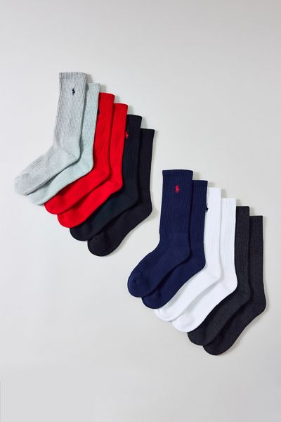 Polo Ralph Lauren Performance Crew Socks 6-Pack