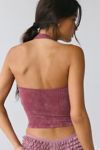 Out From Under Charlie Seamless Knit Halter Crop Top