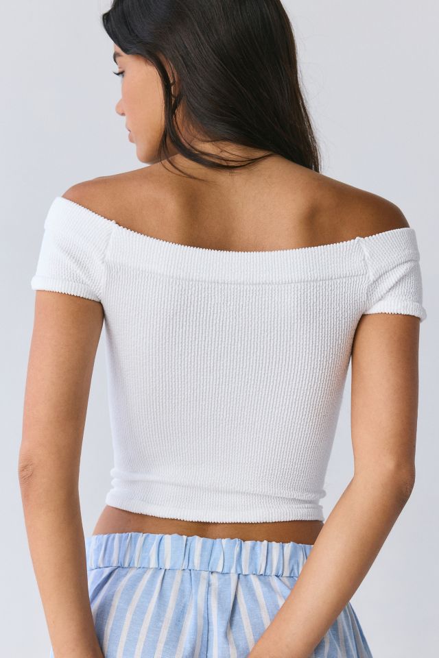 Out From Under Days Off Seamless Knit Off-The-Shoulder Top #3