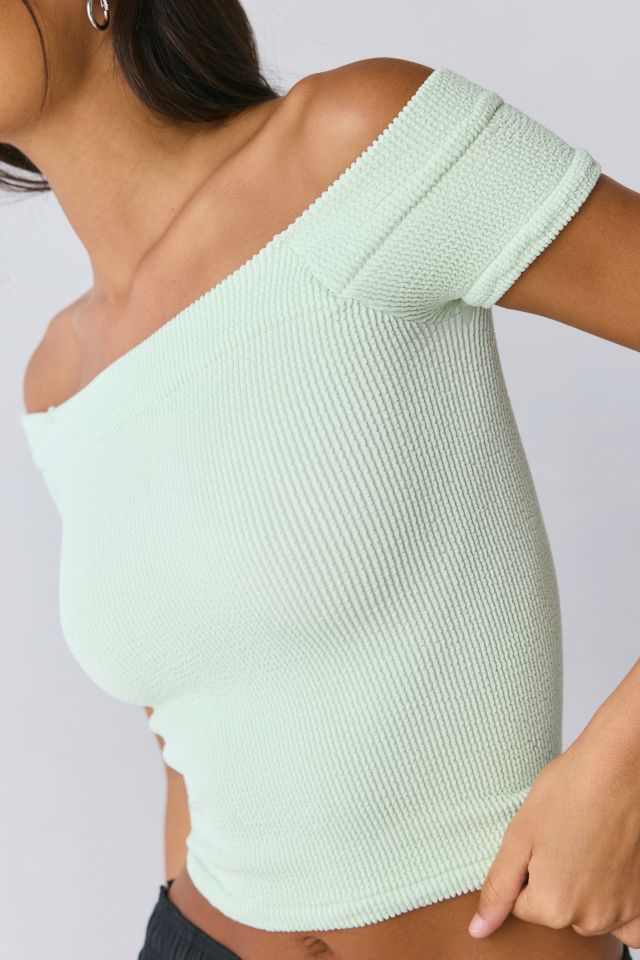 Out From Under Days Off Seamless Knit Off-The-Shoulder Top #1