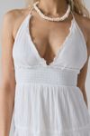 Kimchi Blue Phoebe Cotton Open-Back Halter Mini Dress