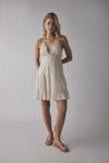 Kimchi Blue Phoebe Cotton Open-Back Halter Knee Length Dress