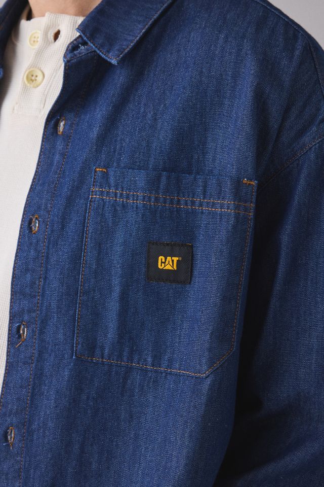 CAT Cropped Denim Shirt #3