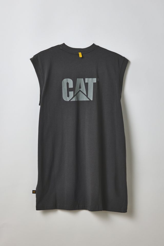CAT Trademark Graphic Muscle Tee #1