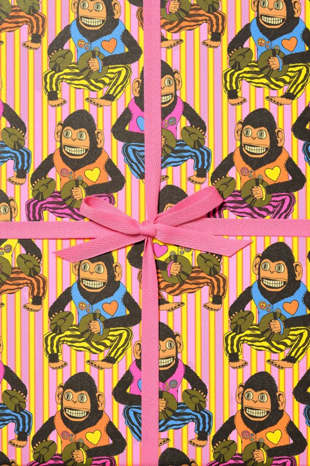 Red Cap Love You Weirdo Wrapping Paper #1