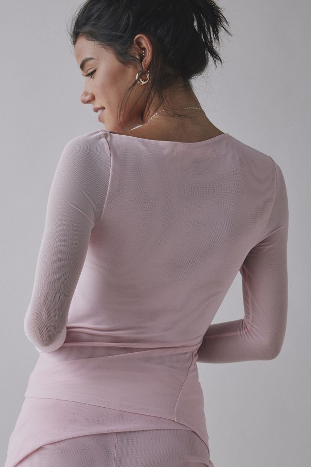 CAMPBELL&KRAMER X ReMADE By UO Exclusive Demeter Long Sleeve Crop Top