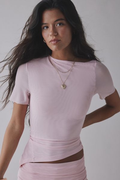 CAMPBELL&KRAMER X ReMADE By UO Exclusive Demeter Short Sleeve Crop Top Product Page