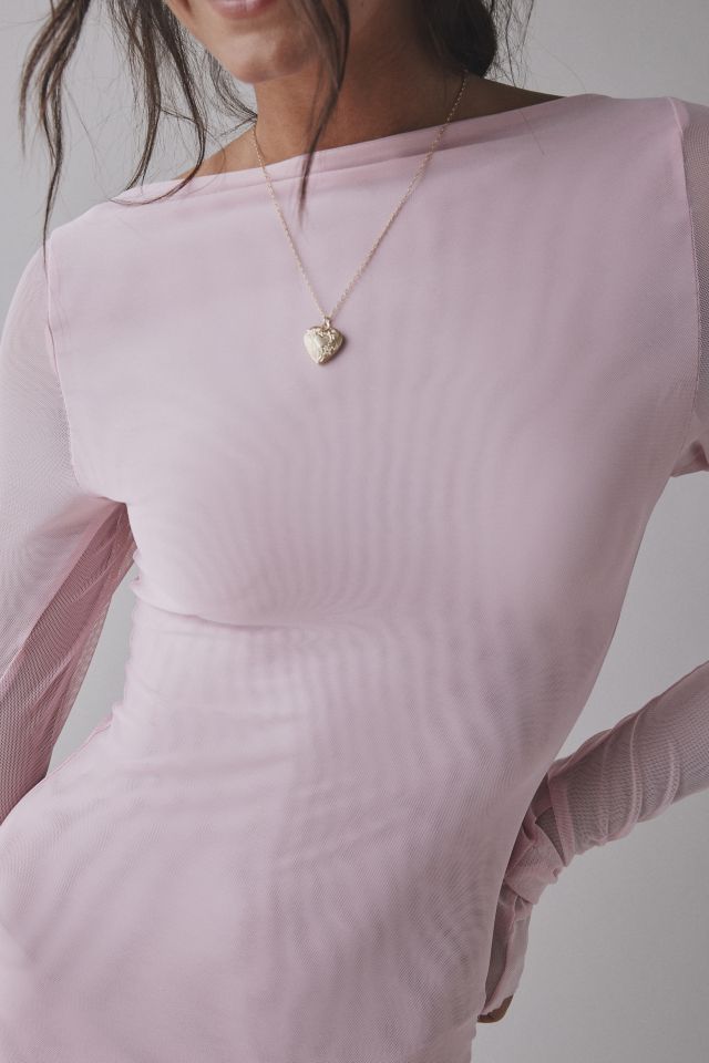 CAMPBELL&KRAMER X ReMADE By UO Exclusive Demeter Boatneck Mini Dress #1