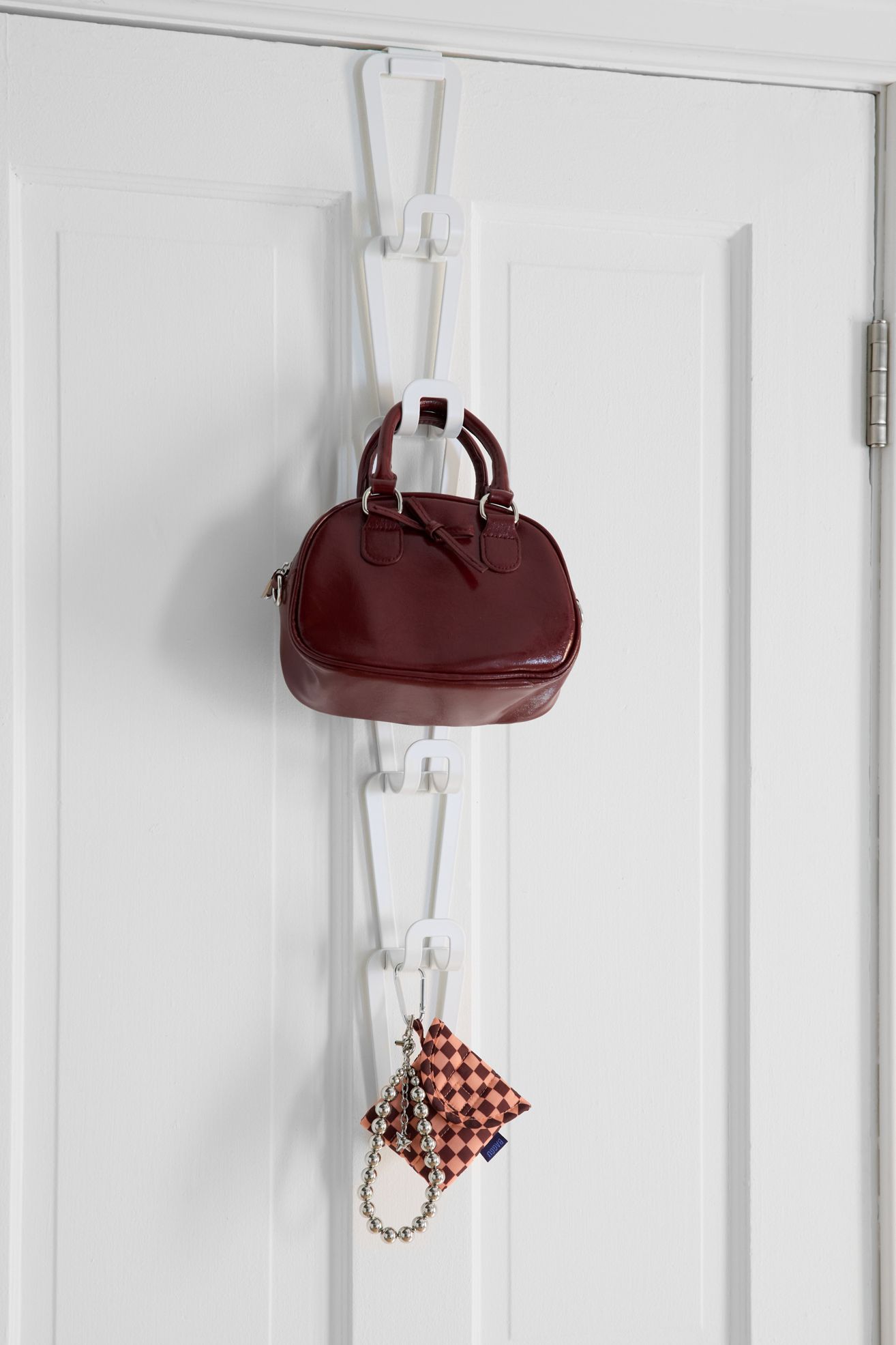 Chain Metal Over-The-Door Multi-Hook - White, ONE SIZE