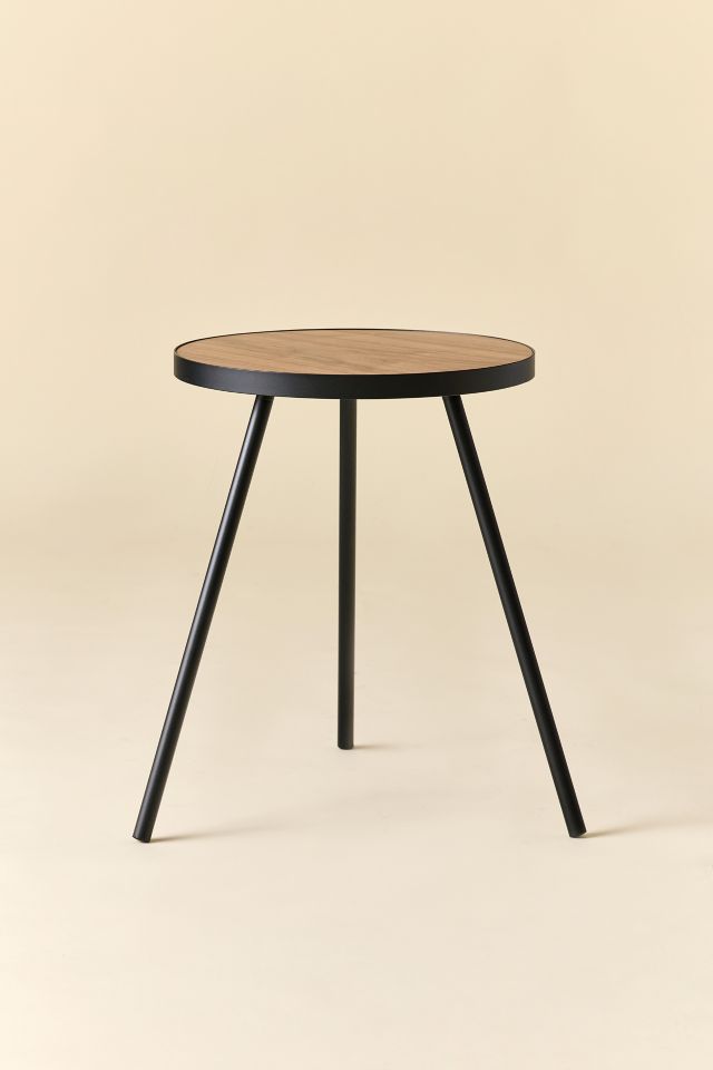 Violet Metal Tri-Leg Side Table #1