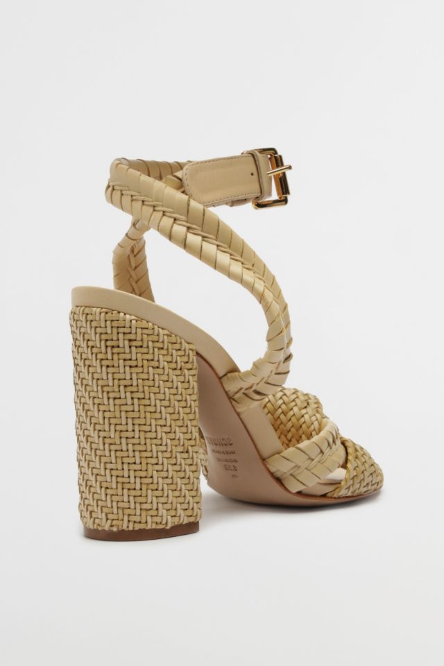 Schutz Khari Woven Heeled Sandal #3