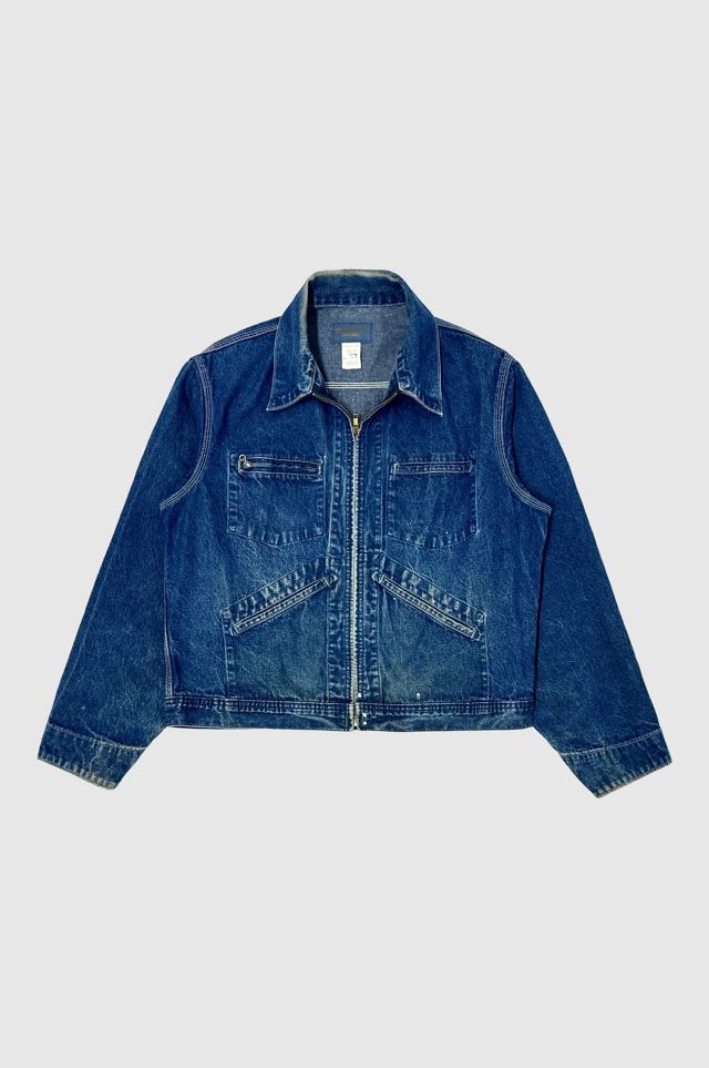 Vintage 1980'S Osh Kosh long-sleeved work shirt, men's size XL unclear blue type Vintage Second Hand