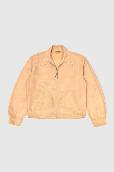 Vintage 1950's Buckskin Joe Gabardine Zip Jacket | Urban Outfitters