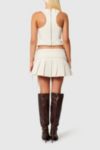 Abrand Pleated Wrap Skirt