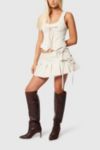 Abrand Lace-Up Devotion Top