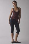 Kimchi Blue Josie Asymmetrical Wrap-Front Halter Top