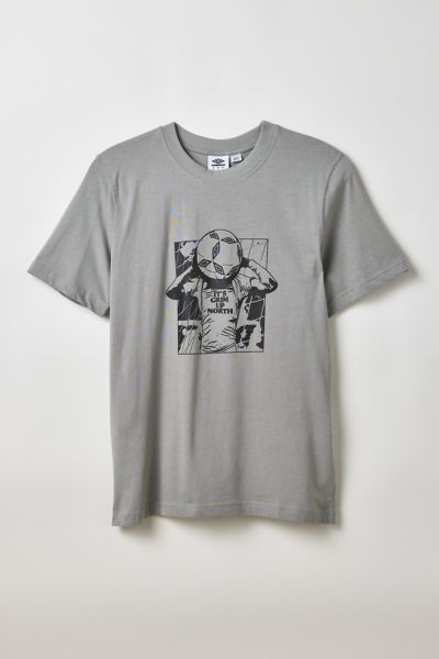 Umbro Up North Graphic Tee In Grey, Men's At Urban Outfitters In Gray