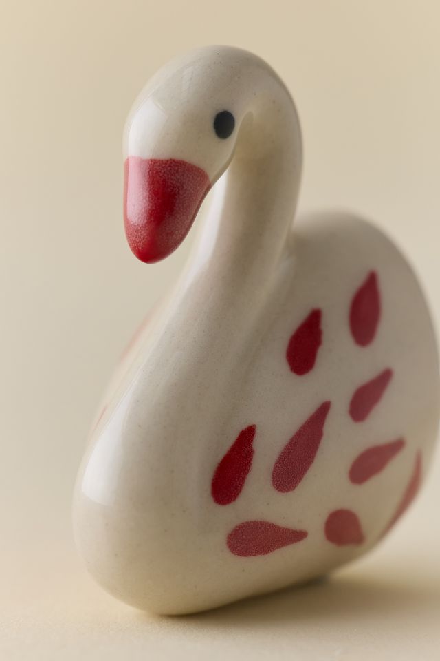 Swan Shaped Ceramic Knob/Wall Hook #1