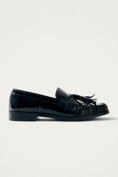 Alohas Marietta Onix Leather Loafer In Black, Women's At Urban Outfitters In Black