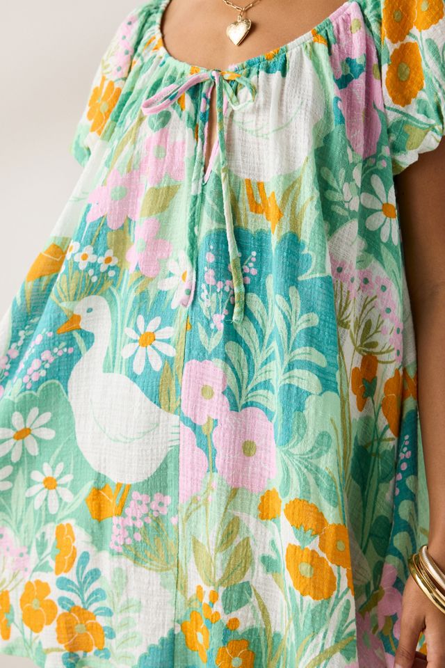 Out From Under Robe Mini Slip en Mélange de Coton Amara #3