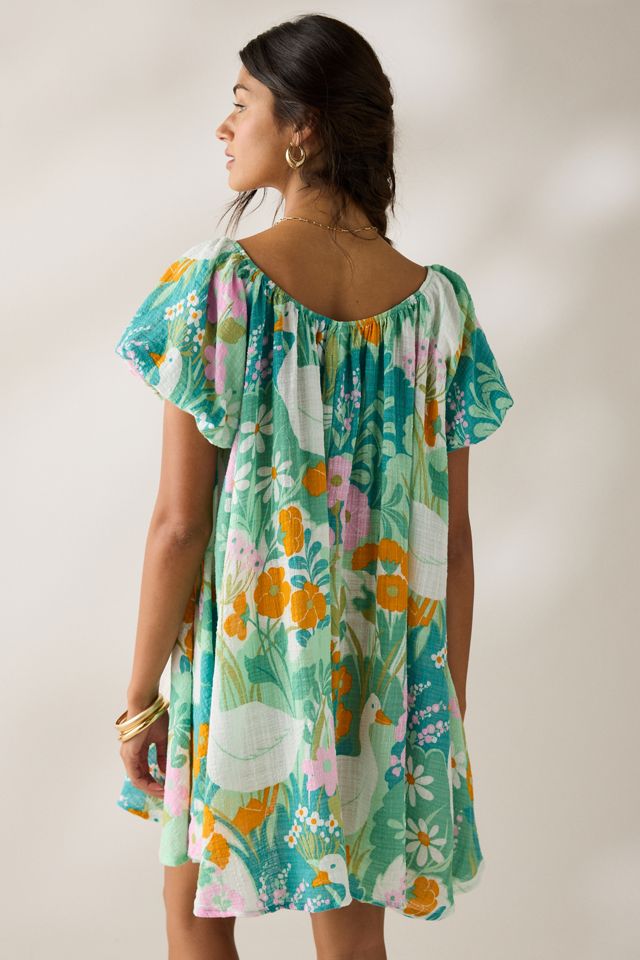 Out From Under Robe Mini Slip en Mélange de Coton Amara #4