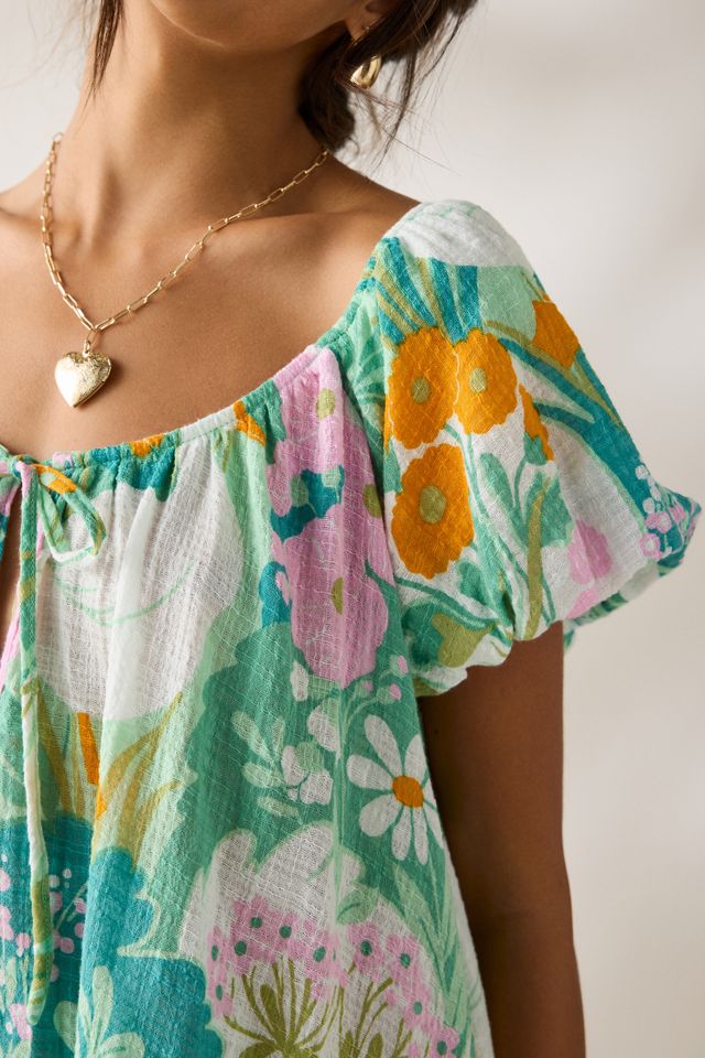 Out From Under Robe Mini Slip en Mélange de Coton Amara #5