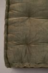 Reema Printed Upholstered Bean Bag Ottoman