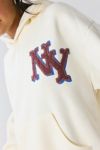 NY Applique Graphic Pullover Hoodie Sweatshirt