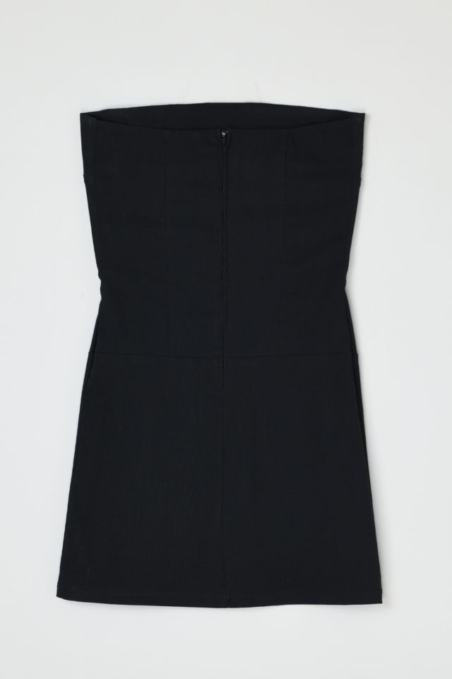 Vintage Y2k Strapless Fitted Mini Dress #1