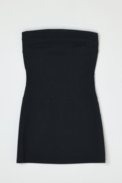 Vintage Y2k Strapless Fitted Mini Dress